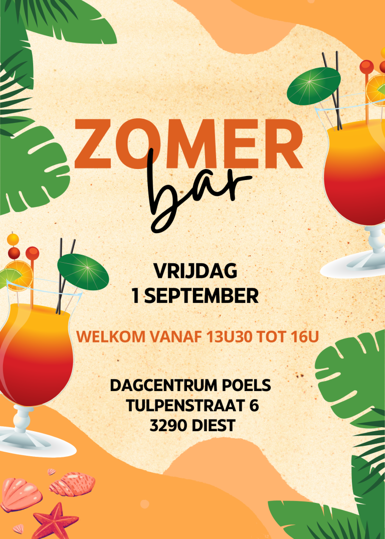 affiche zomerbar